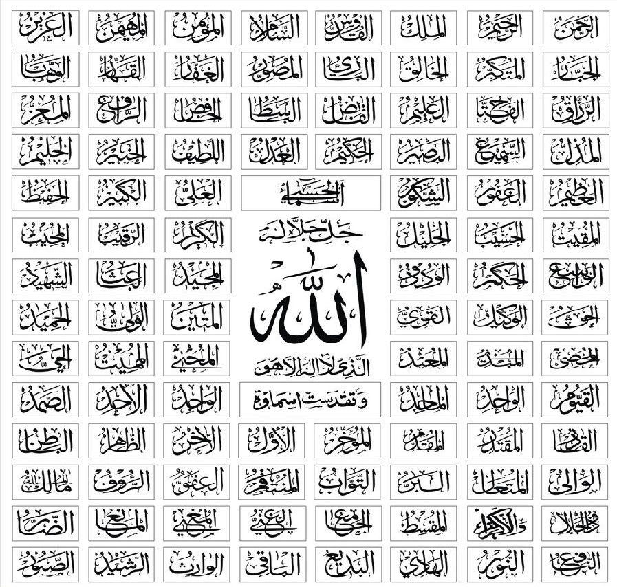 99 Names of Allah